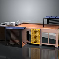 Modern Single Family House With Solar Panels Yellow Lattice And Roof Terrace