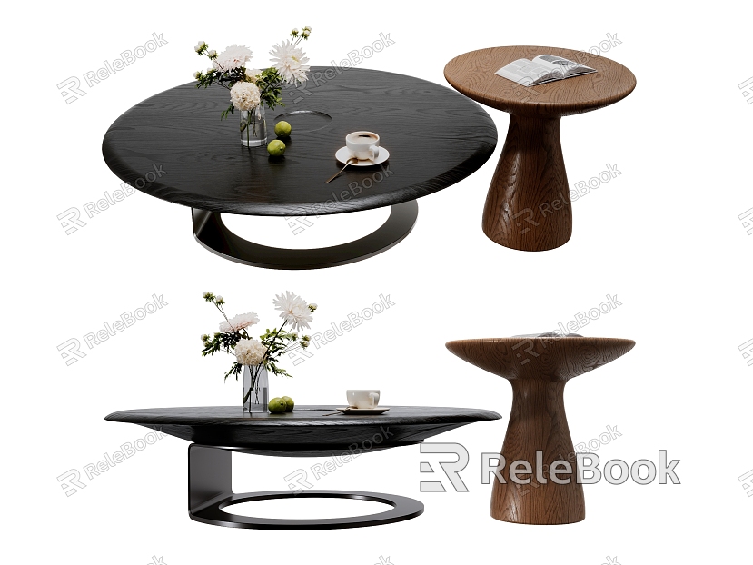 Modern Coffee Table Italian Style Minimalist Coffee Table Female Coffee Table Light Luxury Coffee Table Round Coffee Table Log Style Coffee Table model