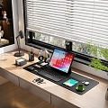 Modern Laptop Computer Office Combo 3d model