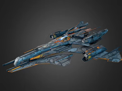 modern spaceship 3d model modern spaceship 3d model