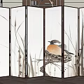 Screen partition 3d model