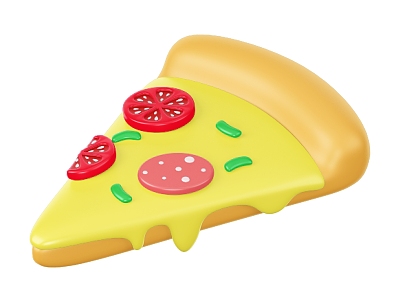 Modern Pizza Cartoon Pizza Food model