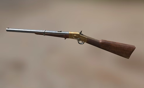 Warner carbine shotgun 3d model