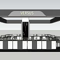 Versus Versace Jewelry Store With Modern Display Counters And Luxury Jewelry Displays