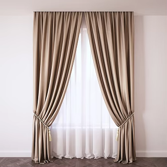 Vintage Curtain 3d model