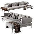 modern corner sofa 3d model