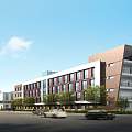 Modern School Middle School University Lingang School of Science and Technology 3d model