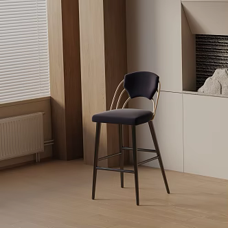 Modern Bar Chair 3d model