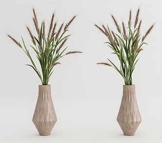 Modern vase ornaments 3d model