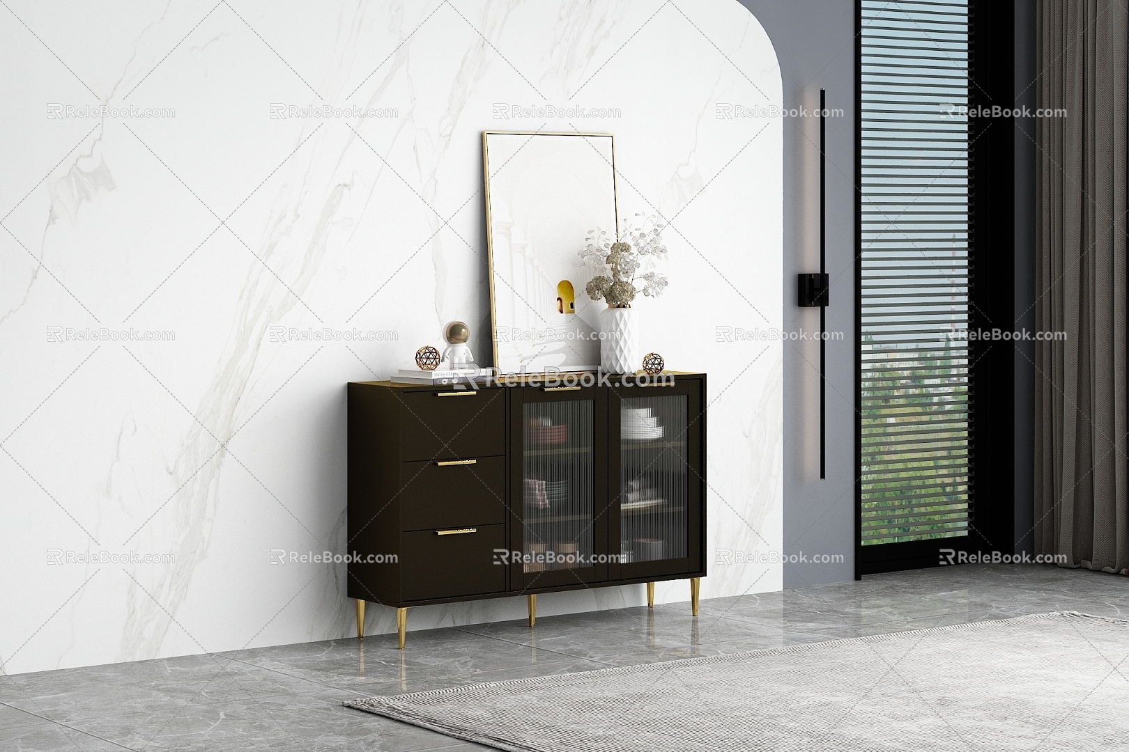 Modern Sideboard 3d model