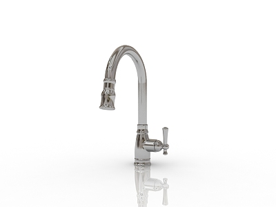 Modern hardware faucet 3d model