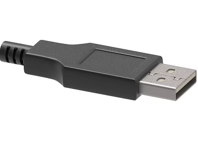 High Quality Phone Digital USB Charging Cable with Durable Black Plug Design 3d model