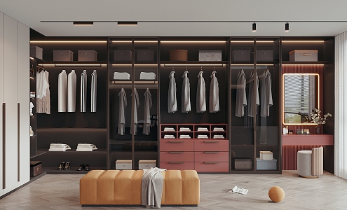 Modern Cloakroom 3d model