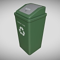 Trash Can Large Trash Can Outdoor Trash Can Community Trash Can Park Trash Can Low Face Number Low Model Simple Model Game Video Level Super Realistic 3d model