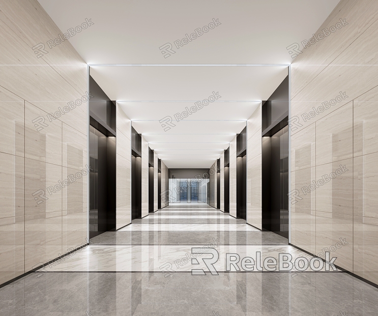 Elevator hall model