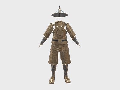 Chinese Armor Soldier Armor Ancient Iron Armor 3d model