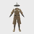 Traditional Gold Warrior Armor Historical Weapon Equipment With Helmet And Boots