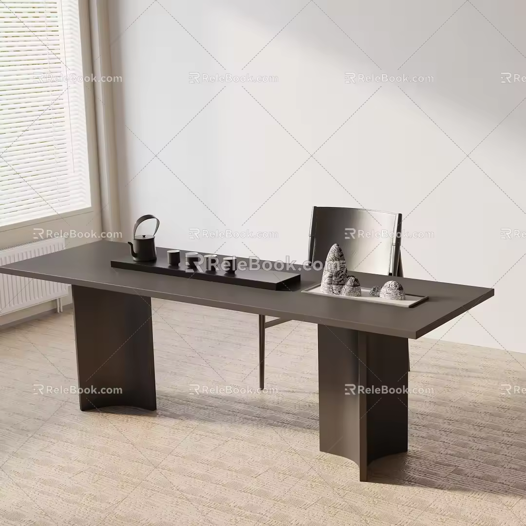 Modern table combination 3d model