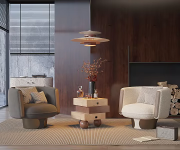 Modern Italian Leisure Chair Single Sofa Leisure Chair Armchair Living Room Sofa 3d model