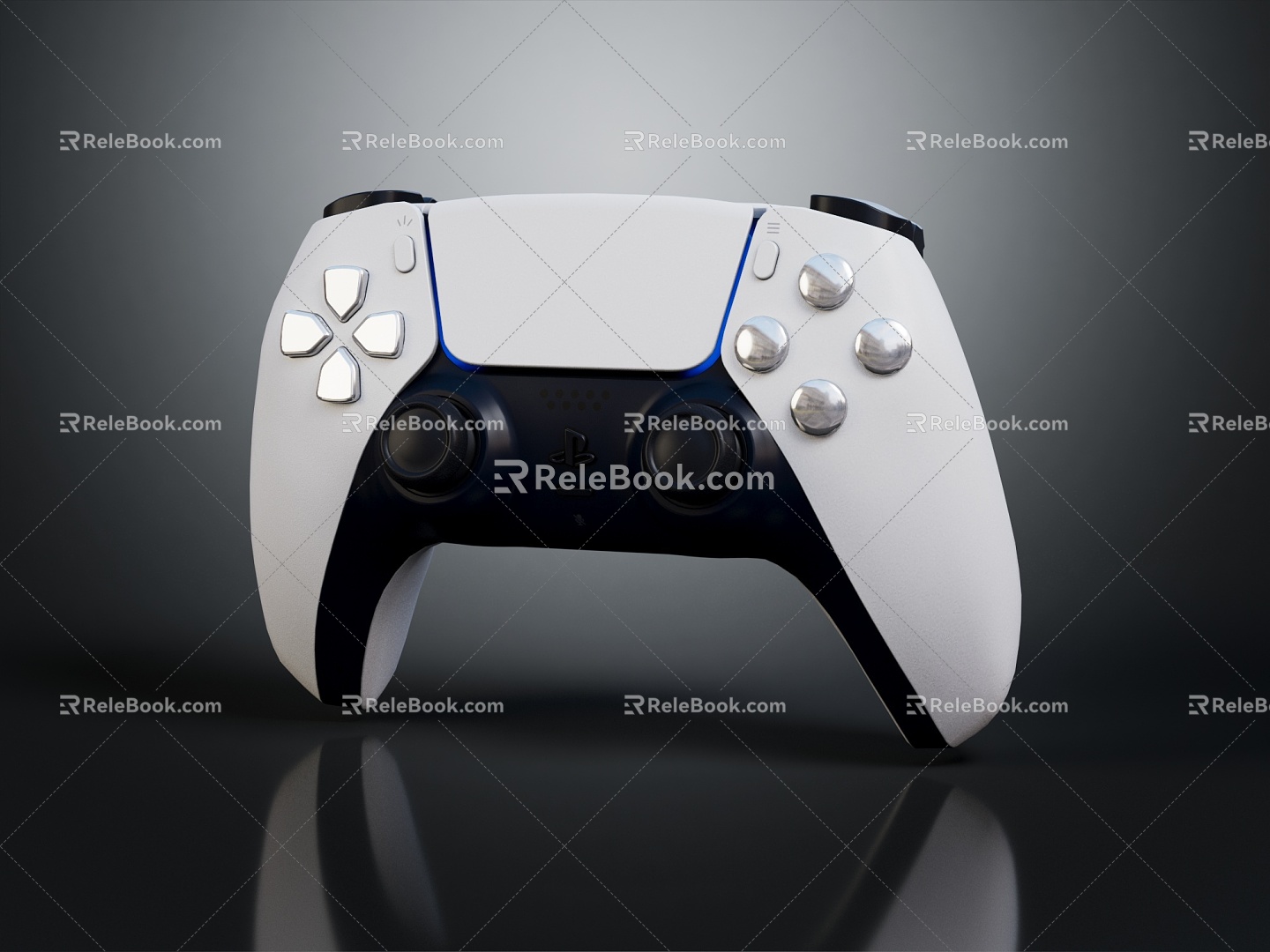 Modern Gamepad Game Handle Handle 3d model