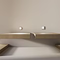 modern step lamp 3d model
