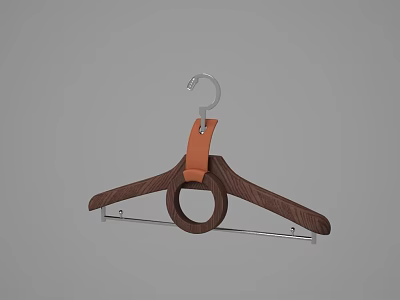 Modern suit combination hanging 3d model