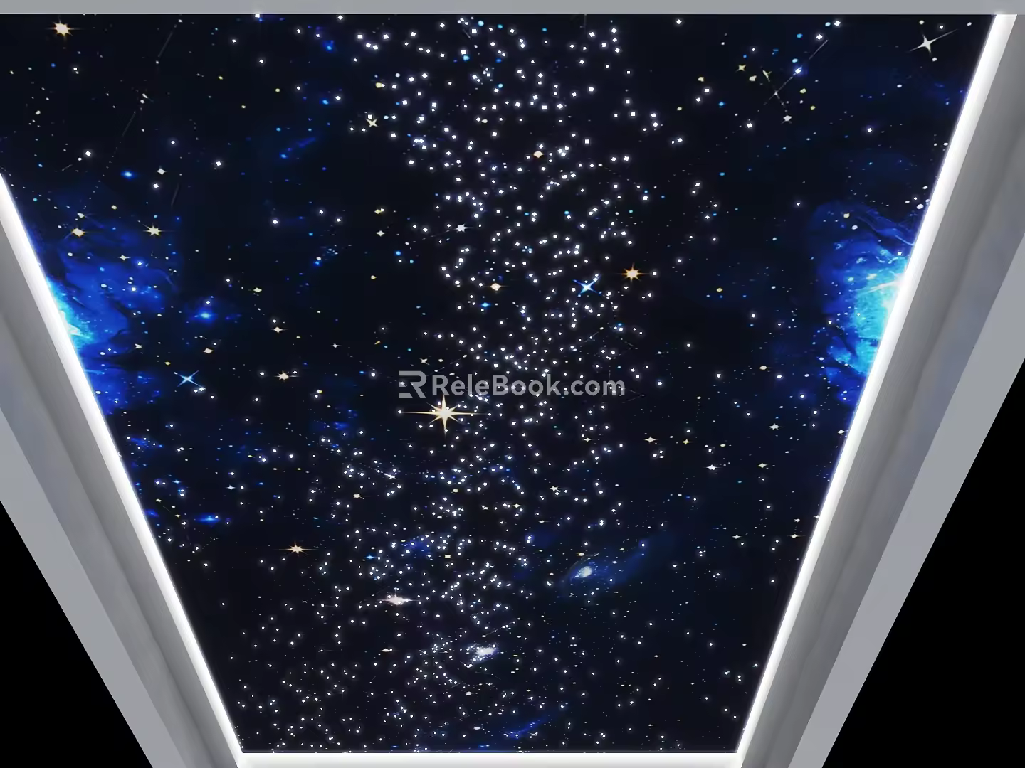 Modern Technology Star Empty Top Optical Fiber Lamp Ceiling Star Empty Top Technology Aisle Ceiling Bar Star Empty Top KTV Box Ceiling Night Sky Ceiling 3d model