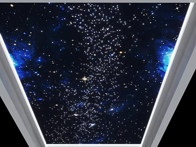 Modern Technology Star Empty Top Optical Fiber Lamp Ceiling Star Empty Top Technology Aisle Ceiling Bar Star Empty Top KTV Box Ceiling Night Sky Ceiling 3d model