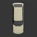 Vintage Beige Hatchback Car Featuring Sleek Body Black Wheels Headlights And Shiny Finish