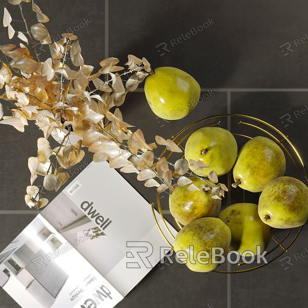 Modern Pear Fruit Pear model