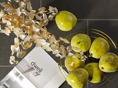 Modern Pear Fruit Pear 3d model