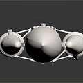 Advanced Space Launch Rocket Featuring Multiple Booster Stages For Deep Space Missions
