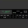 Pioneer Ford Car Computer Infotainment System With FM Radio Digital Screen And Control Buttons
