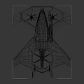 Futuristic Black Flying Vehicle Design With Transparent Canopy Propellers And Red Accents