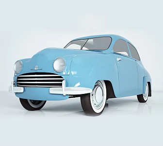 Saab cars luxury cars sports car Saab vehicles motor vehicle tires 3d model