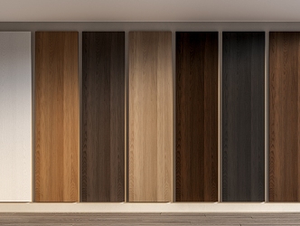 Modern wall panel wood veneer wall panel 3d model