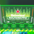 Interactive Zone Featuring Heineken Sound System Digital Tracks And Control Console 3d model