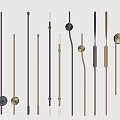 Modern Wall Lamps Design Display With Gold Black Metal Rods And Sleek Modern Styles