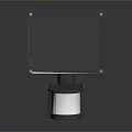 Modern Lighting Combination With Square Panel And Wall Mounted Fixture Design 3d model