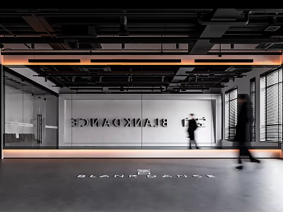 Blaze Fitness Modern Gym Interior Featuring Open Space Large Windows And Black White Design 3d model