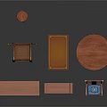 Traditional Chinese Wooden Furniture Including Chairs Tables Benches And Decorative Pieces