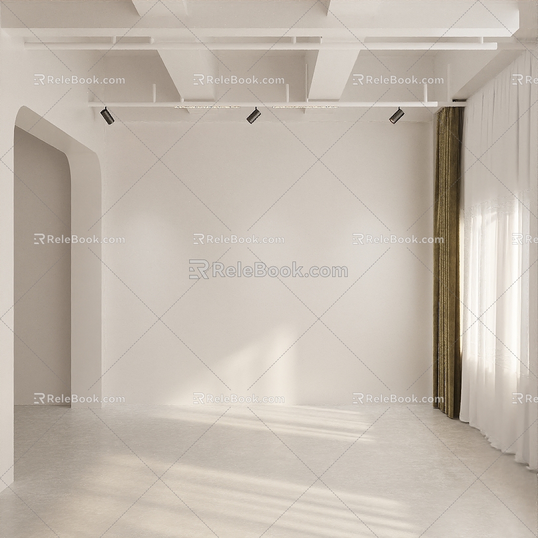 Modern Studio Studio Studio Embryo Room 3d model