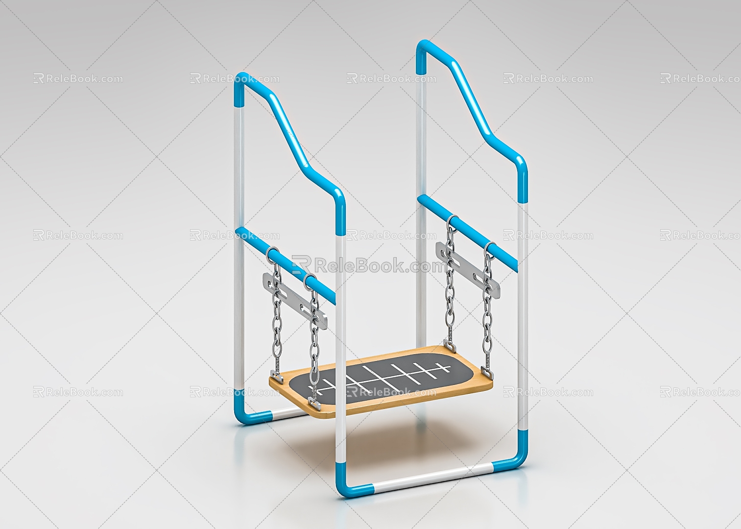 standing balance trainer 3d model