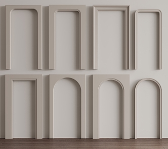 Modern Pass Door Cover 3d model