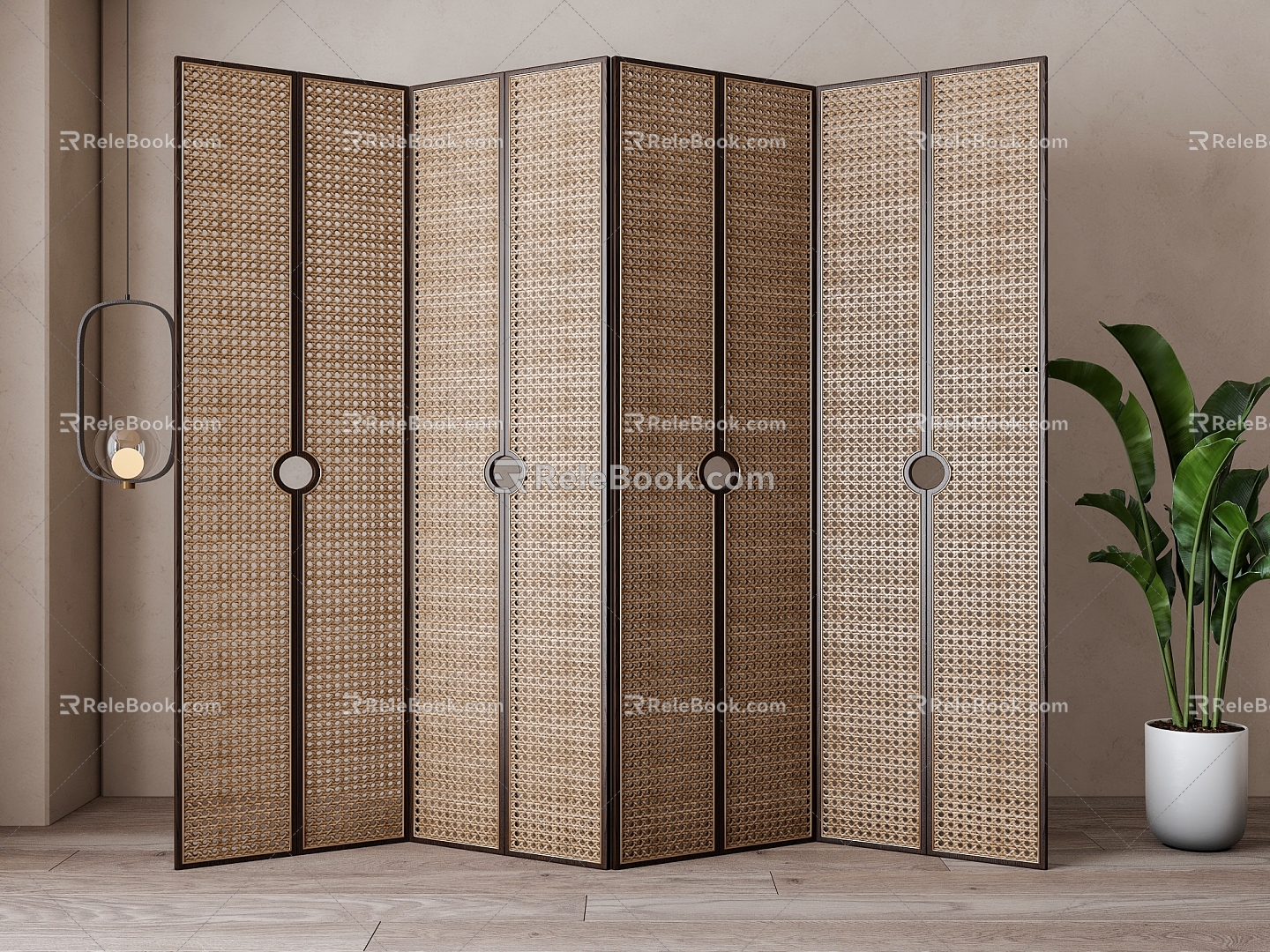 Screen partition 3d model