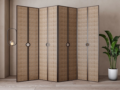 Screen partition 3d model