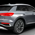 Silver BAIC SUV With Modern Front Design Sporty Wheels And Sleek Body Lines