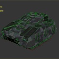 Tank Science Fiction Tank Future Tank Next Generation Tank 3d model