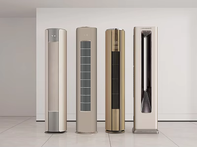 modern air conditioner vertical air conditioner 3d model