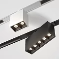 Modern Track Mounted Recessed Spotlights With Bright Lighting And Sleek Design